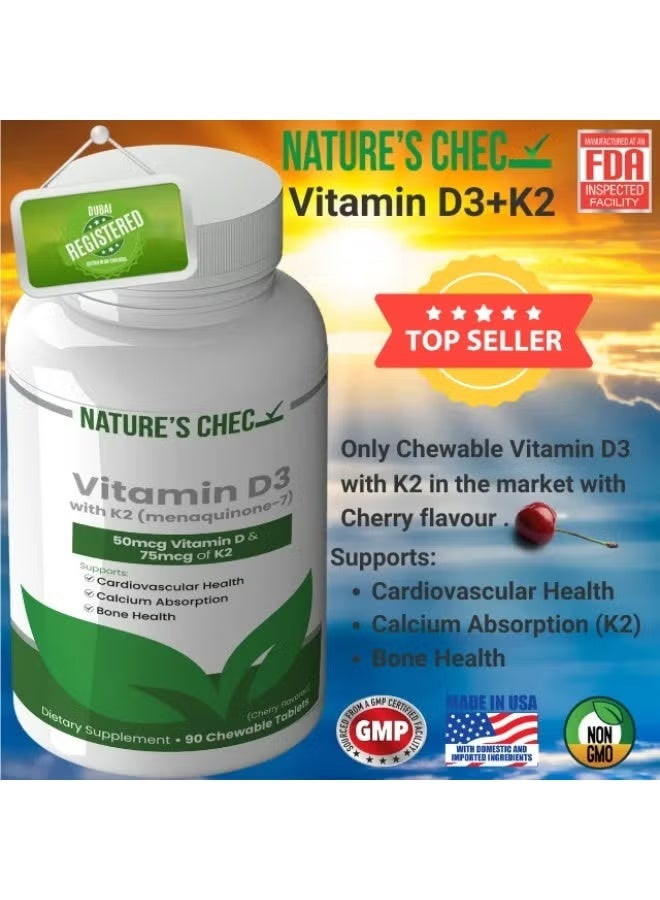 VITAMIN D3 WITH K2 90'S